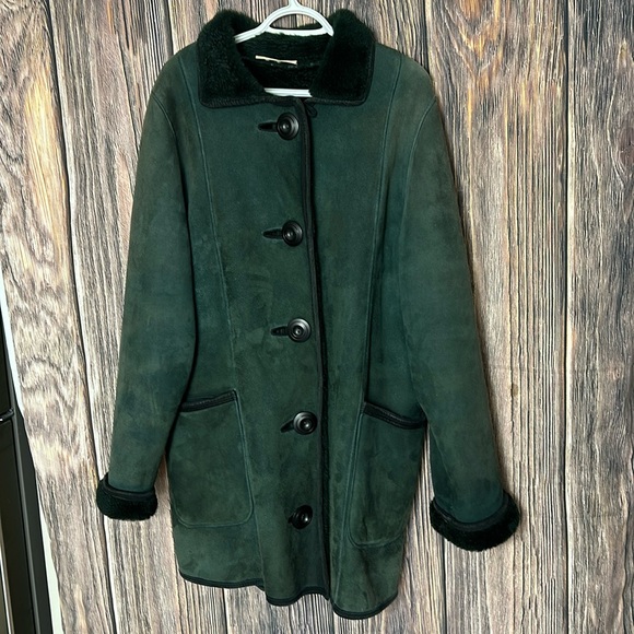 Susan Bradford Jackets & Blazers - Vintage Sheepskin  Coat Jacket Susan Bradford Designs Vermont